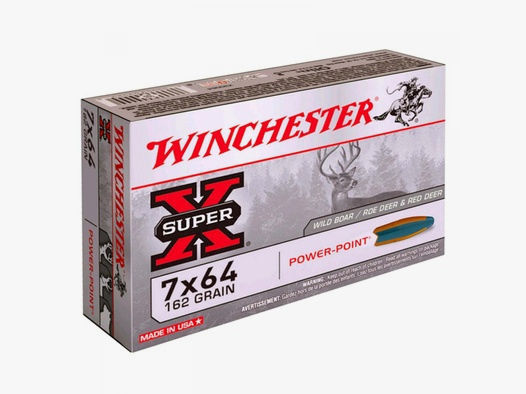 Winchester Super-X 7x64 140GR Power Point 20 Patronen