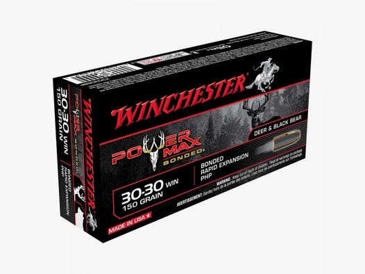 Winchester Power Max Bonded .30-30 Win. 100GR Bonded Rapid Expansion PHP 20 Patronen