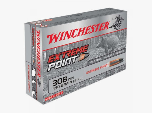 Winchester Extreme Point .308 Win. 150GR Extreme Point 20 Patronen