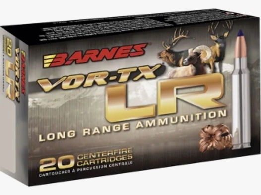 Barnes VOR-TX Long Range .300 Win. Mag. 190GR LRX Boat Tail 20 Patronen