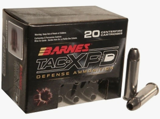 Barnes TAC-XPD .357 Mag. 125GR Defense Solid Hollow Point 20 Patronen