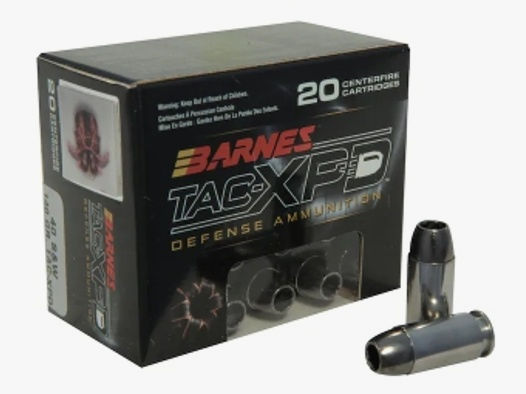 Barnes TAC-XPD .40 S&W 140GR Defense Solid Hollow Point 20 Patronen