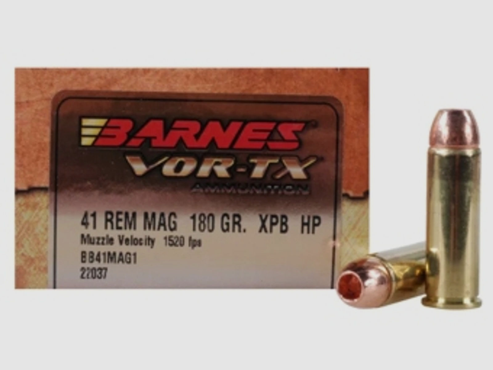 Barnes VOR-TX .41 Rem. Mag. 180GR XPB Hollow Point 20 Patronen