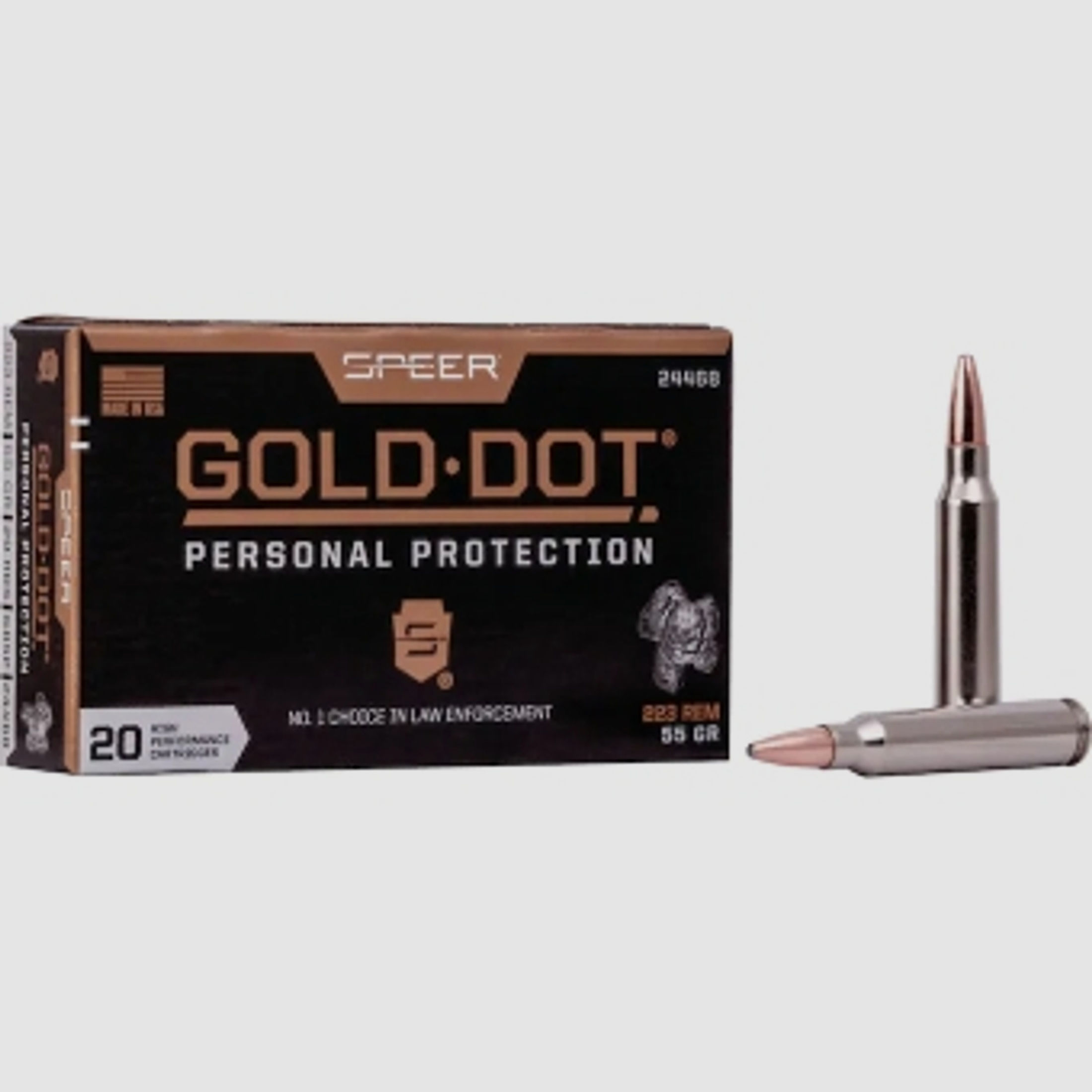 Speer Gold Dot Personal Protection .223 Rem. 55GR GDSP 20 Patronen