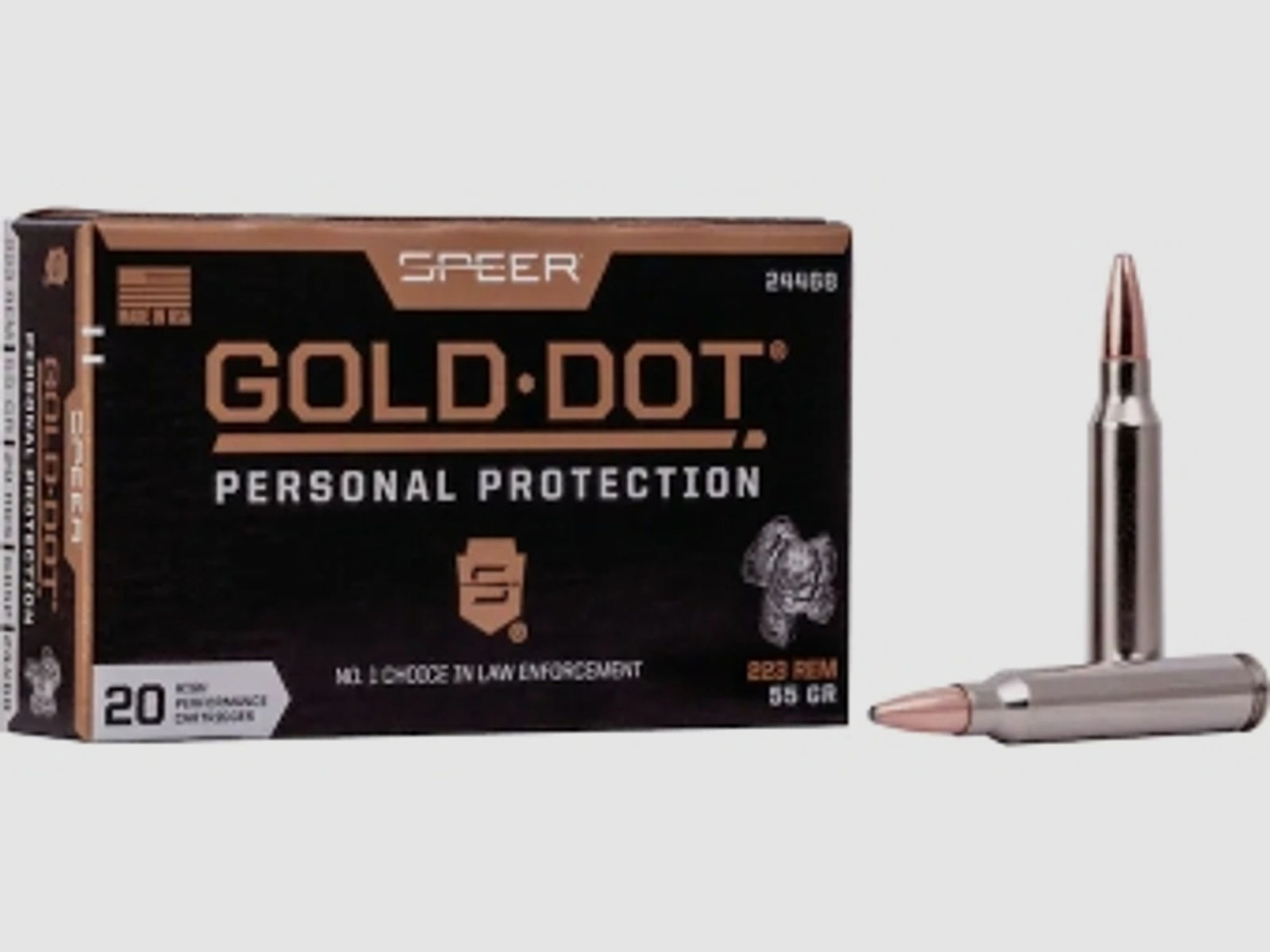 Speer Gold Dot Personal Protection .223 Rem. 55GR GDSP 20 Patronen
