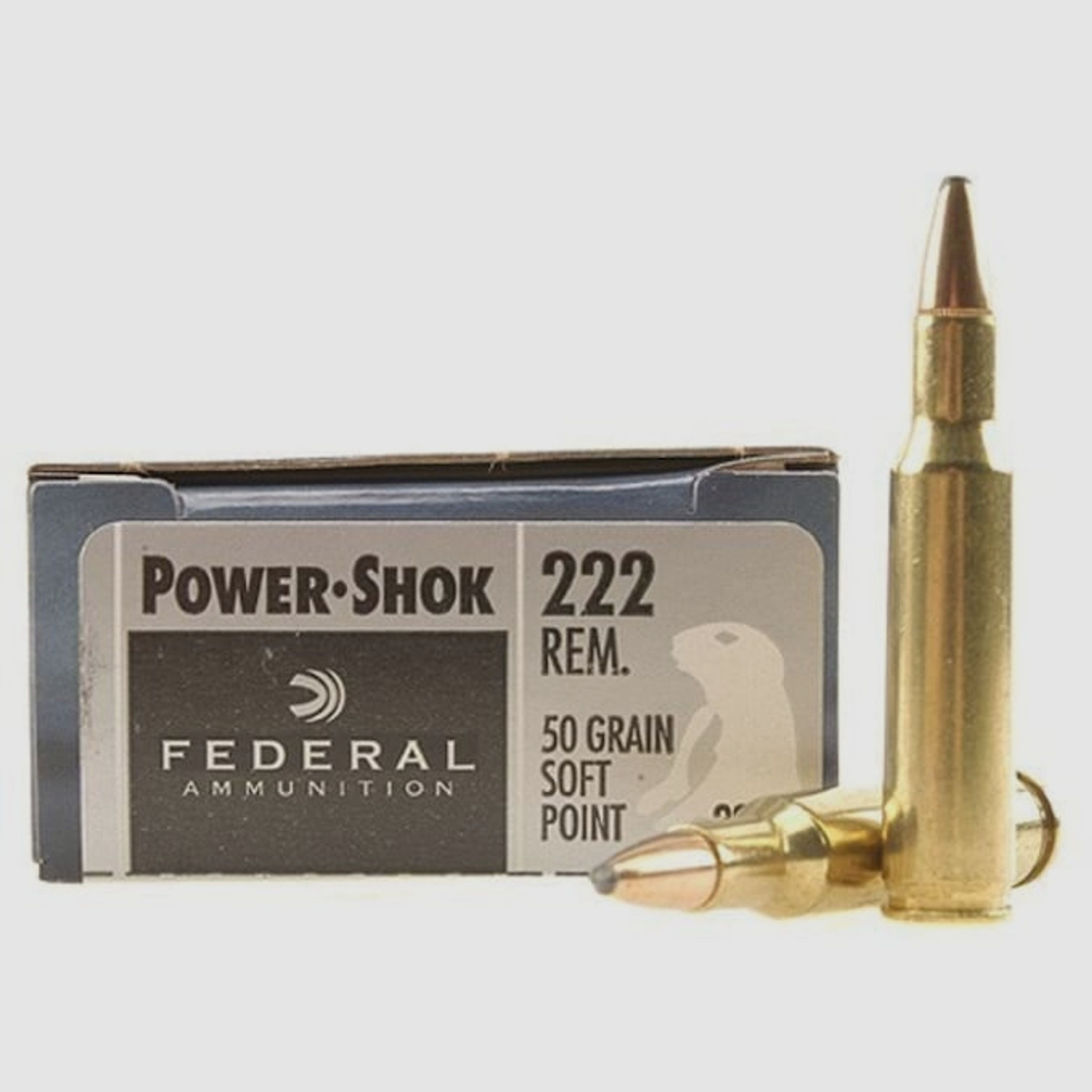 Federal Power-Shok .222 Rem. 50GR JSP 20 Patronen