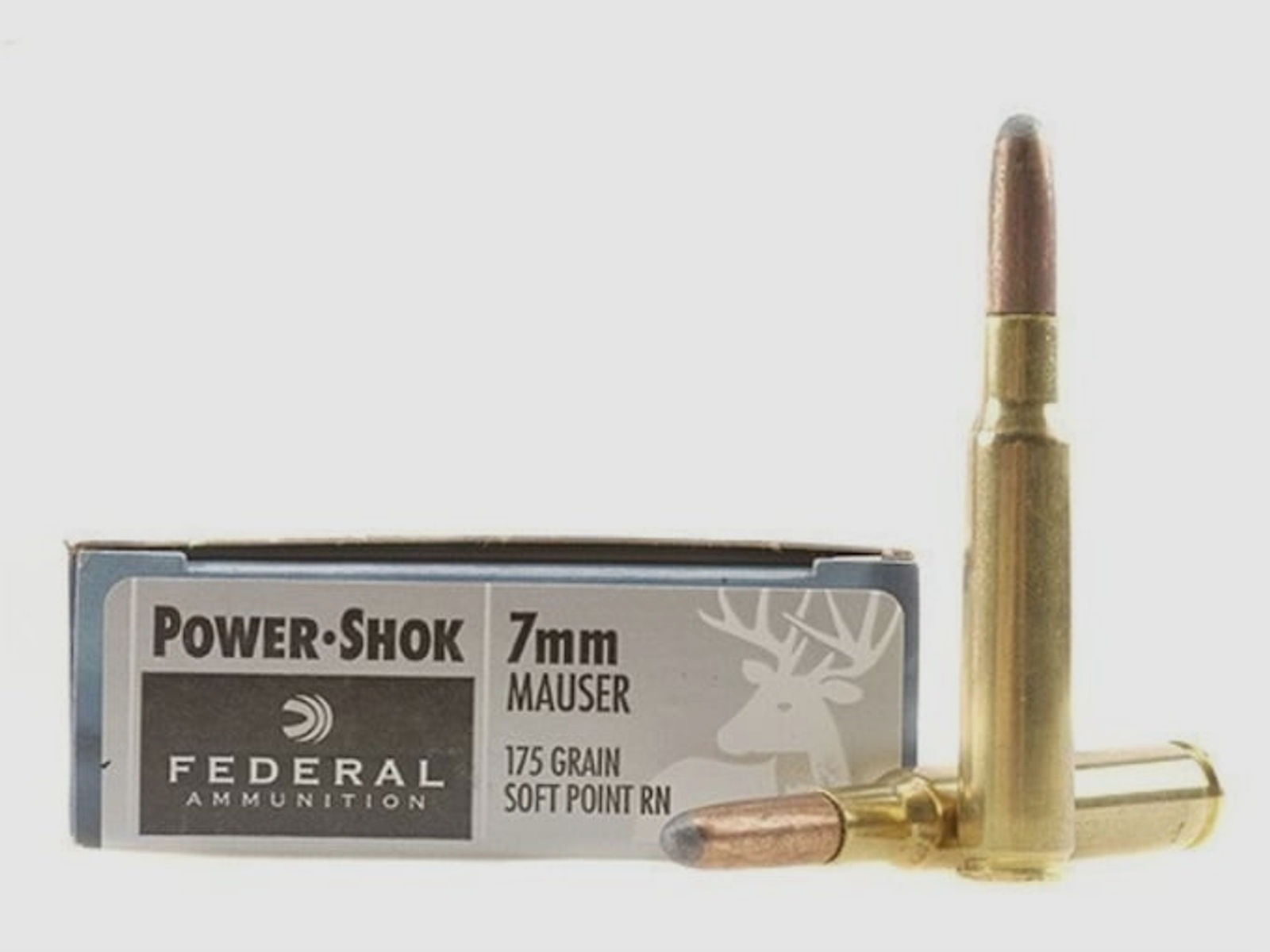 Federal Power-Shok 7mm Mauser 175GR JSP RN 20 Patronen
