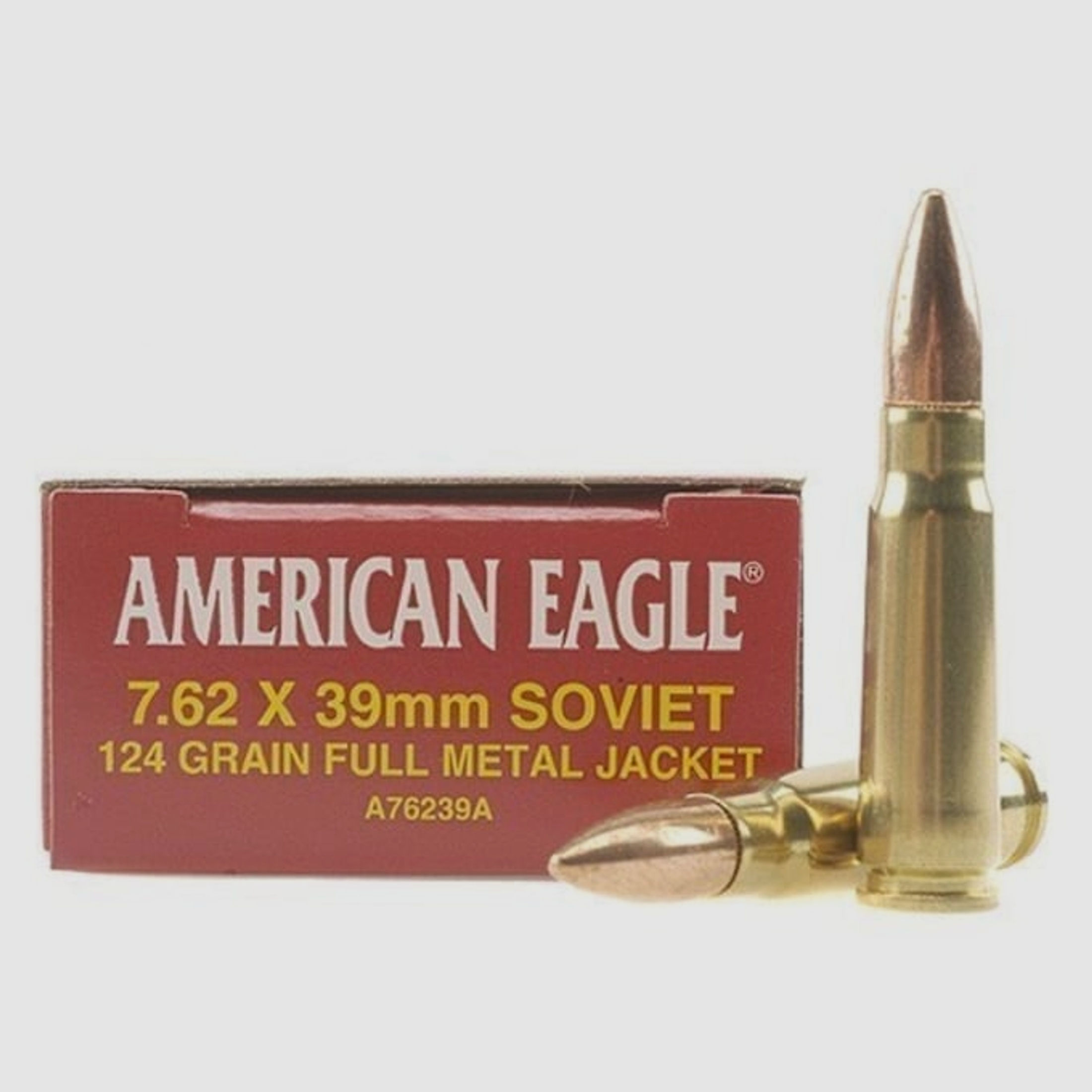 Federal American Eagle 7,62x39 124GR FMJ 20 Patronen