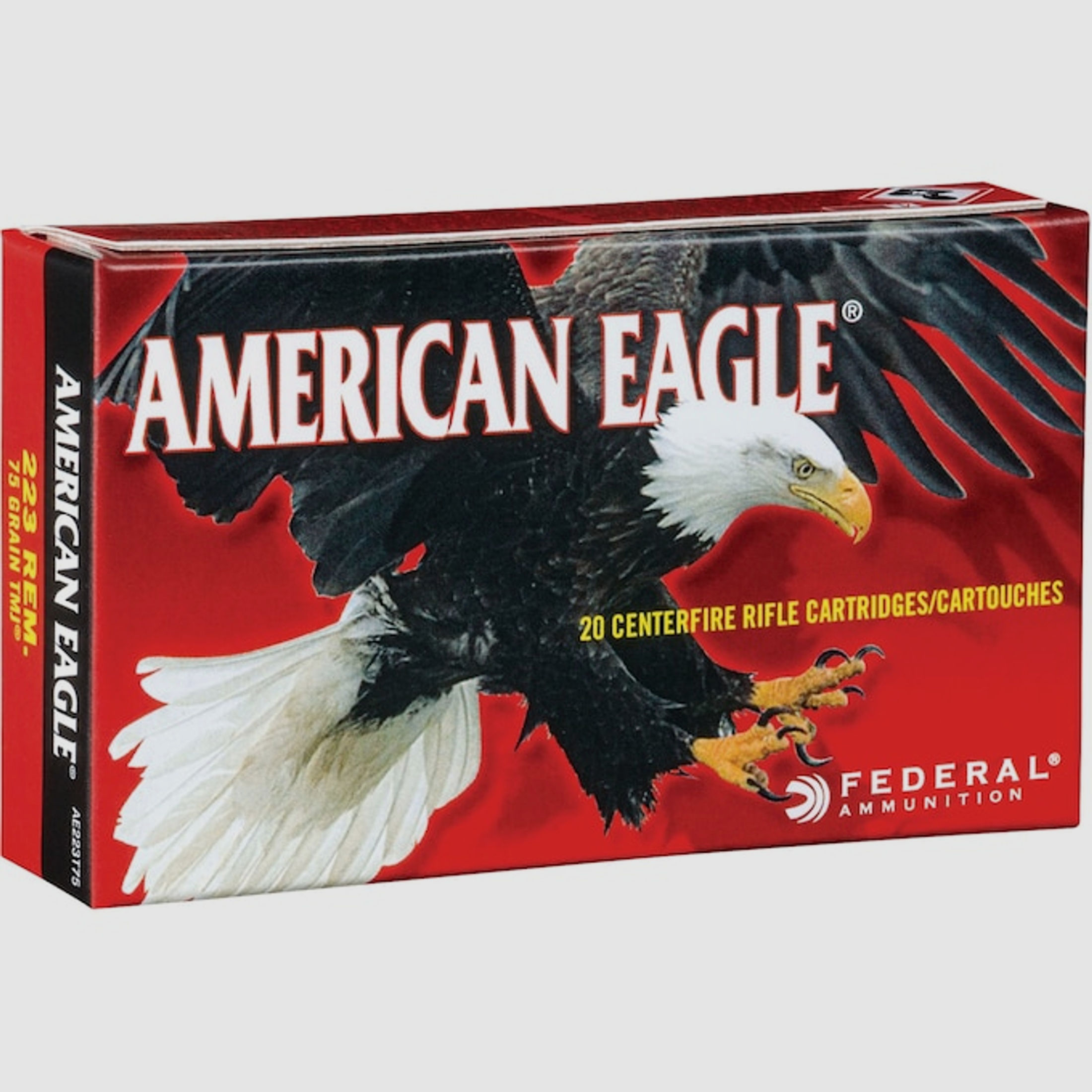 Federal American Eagle .223 Rem. 75GR TMJ 20 Patronen