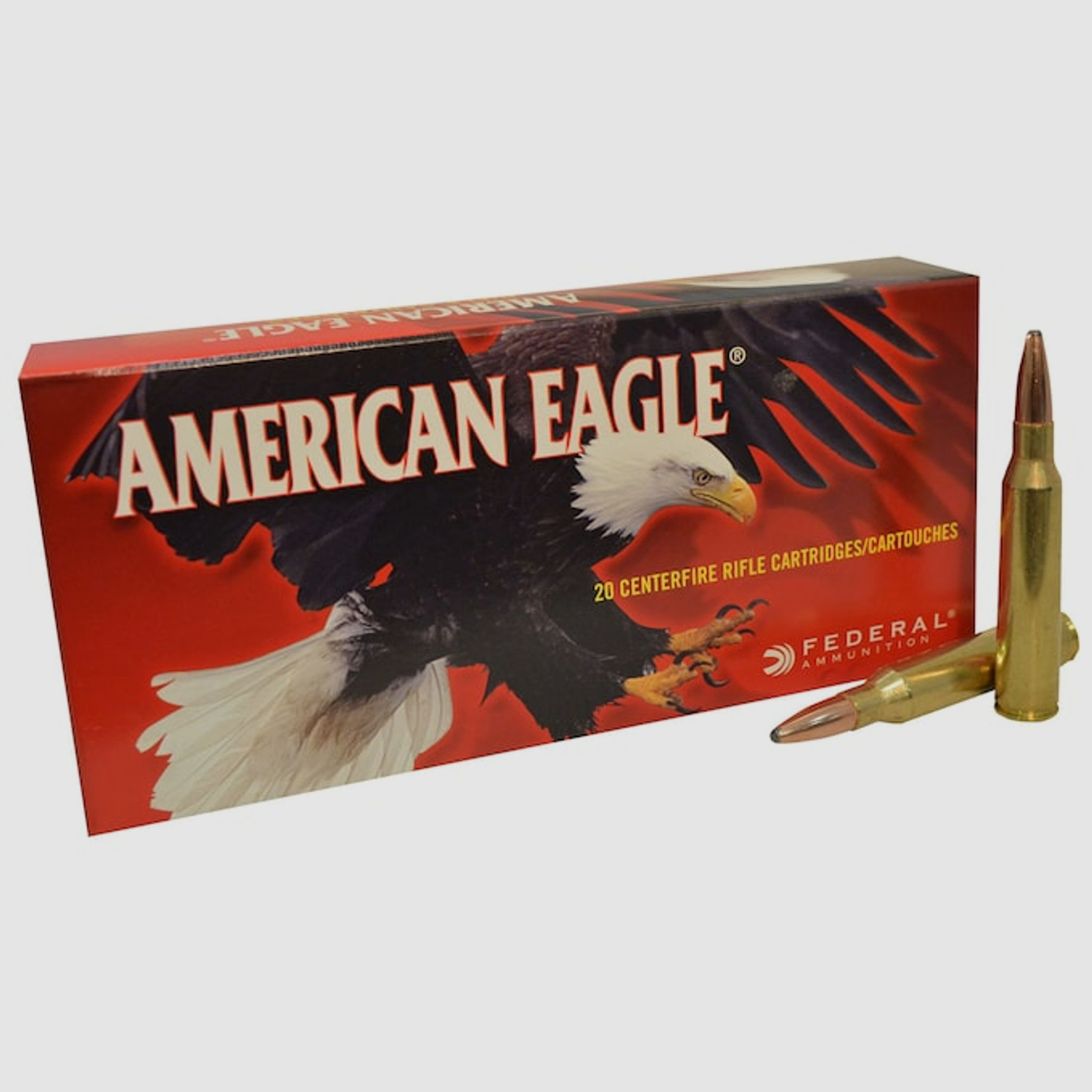 Federal American Eagle .338 Lapua Mag. 250GR JSP 20 Patronen