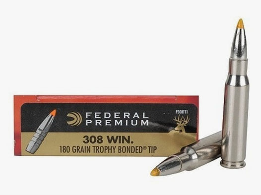Federal Premium Trophy Bonded Tip .308 Win. 180GR 20 Patronen