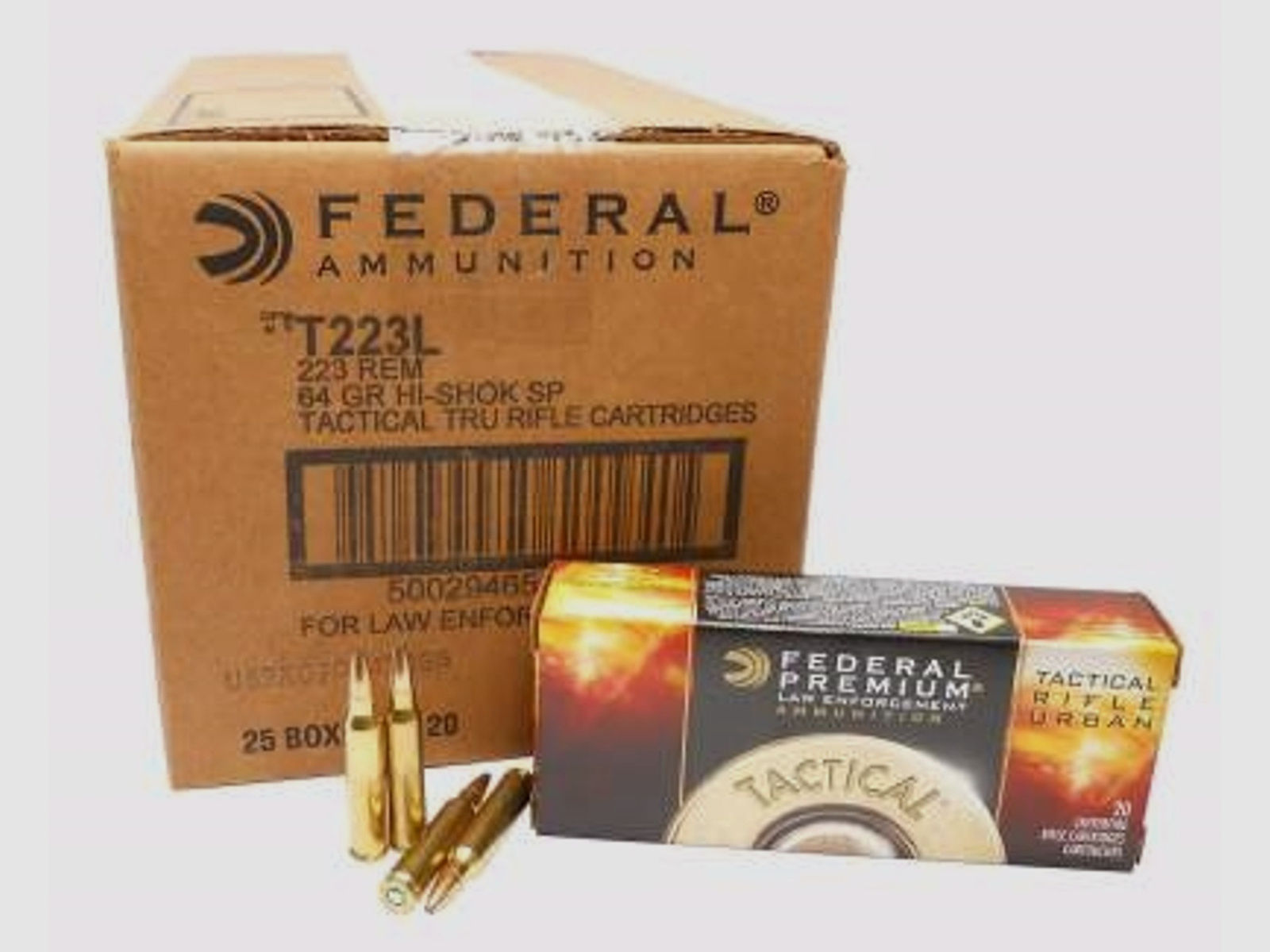 Federal TRU (Tactical Rifle Urban) .223 Rem. 64GR SP 20 Patronen