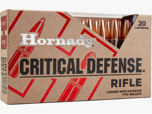 Hornady Critical Defense .223 Rem. 55GR FTX 20 Patronen