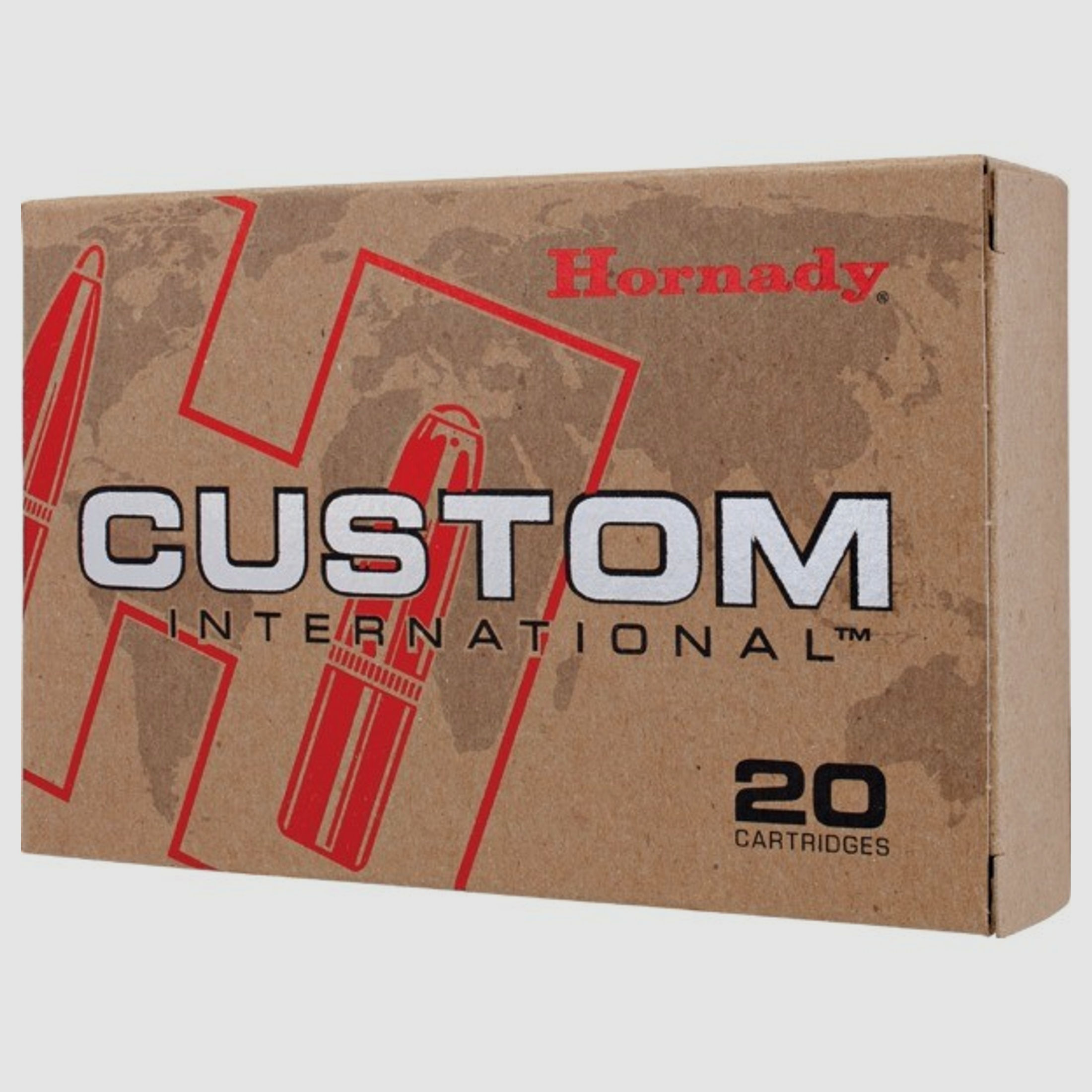 Hornady Custom International .30-06 Sprg. 180GR InterLock SP 20 Patronen