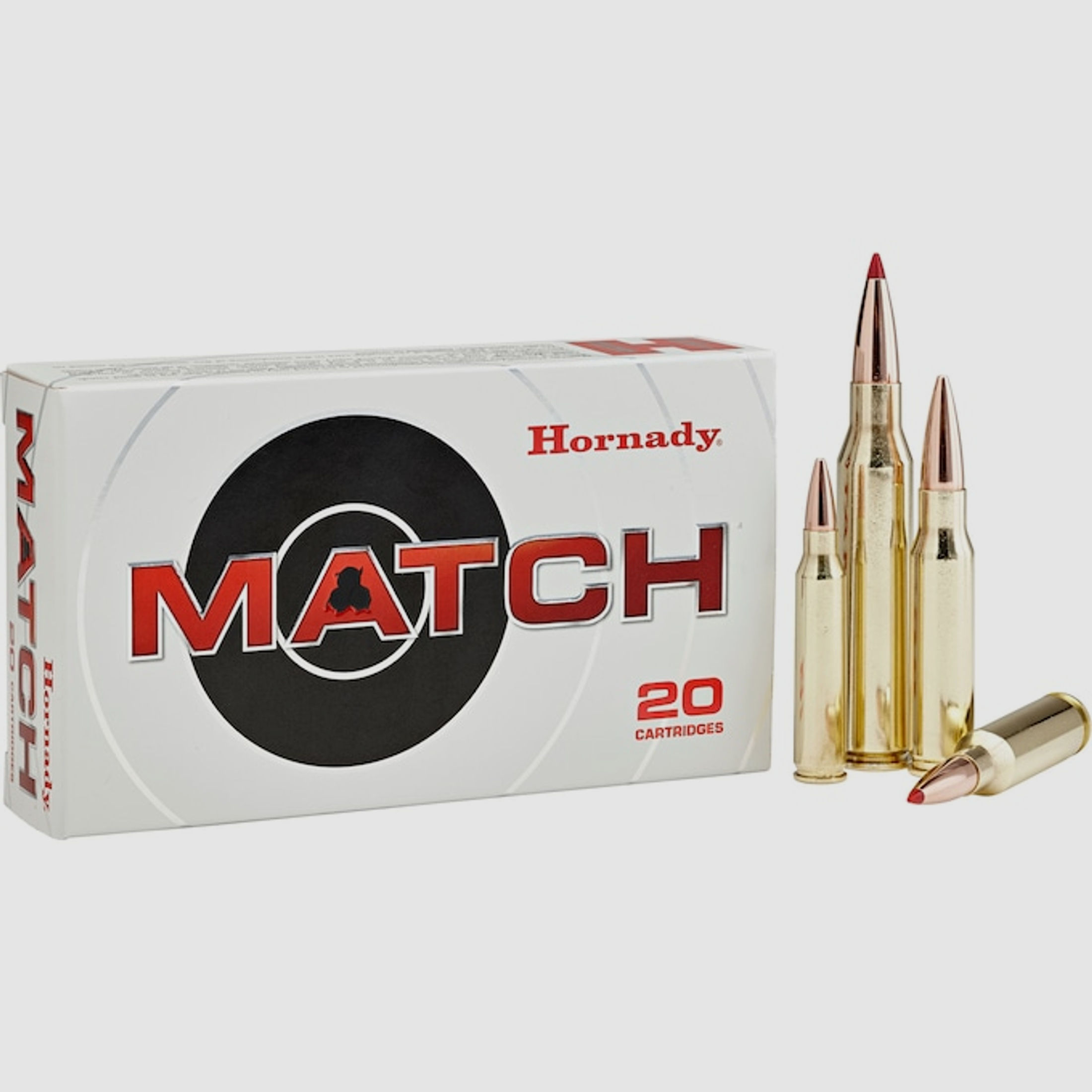 Hornady Match 6mm Creedmoor 108GR ELD Match 20 Patronen