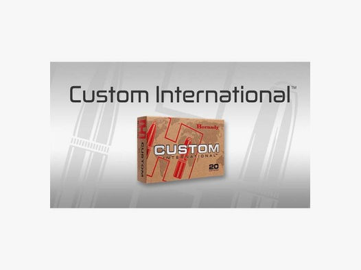Hornady Custom International 6,5mm Creedmoor 140GR InterLock SP 20 Patronen