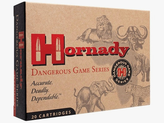 Hornady Dangerous Game Serie .375 H&H 300GR DGS JFN 20 Patronen