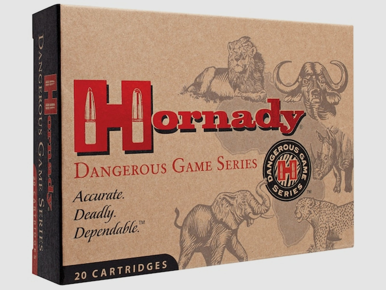 Hornady Dangerous Game Serie .376 Steyr 270GR InterLock JSP 20 Patronen