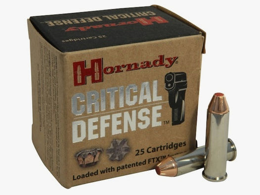 Hornady Critical Defense .357 Mag. 125GR FTX 25 Patronen