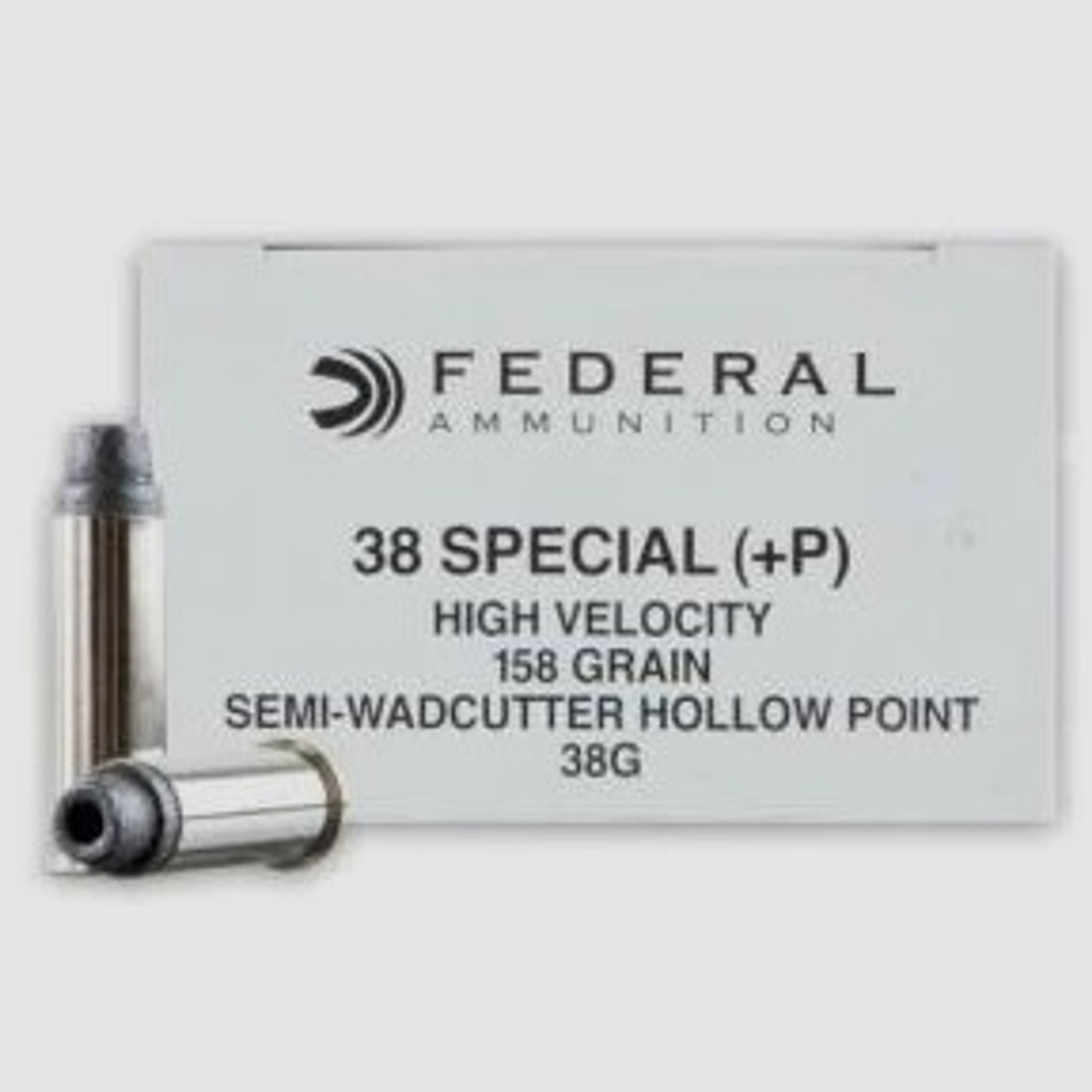 Federal Power-Shok .38 Special 158GR JHP 50 Patronen