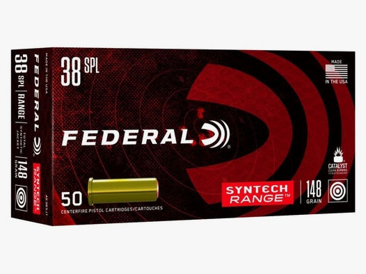 Federal Syntech Range .38 Special 148GR SJW 50 Patronen