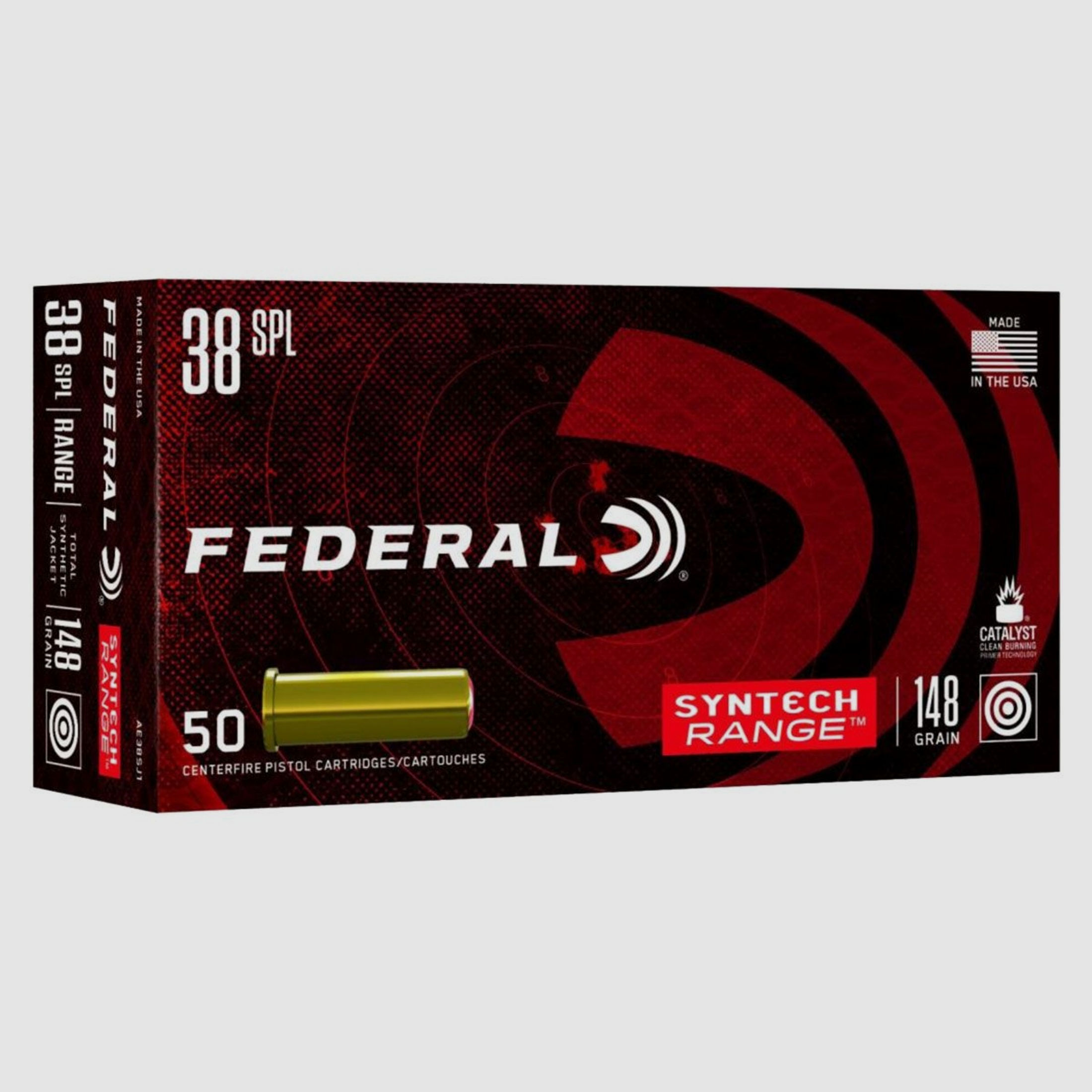 Federal Syntech Range .38 Special 148GR SJW 50 Patronen