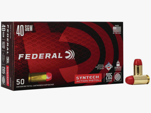 Federal Syntech Action Pistol .40 S&W 210GR SJFN 50 Patronen