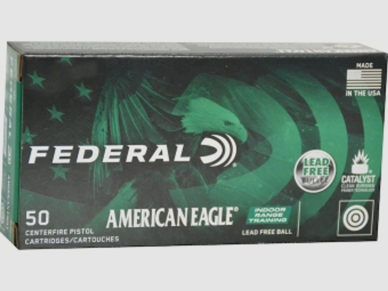 Federal American Eagle Indoor Range Training .45 ACP 140GR IRT 50 Patronen