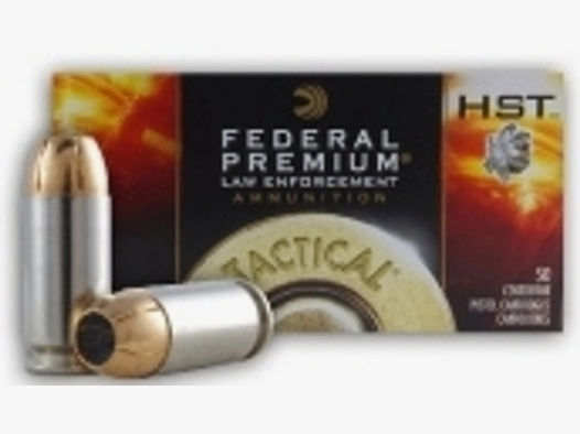 Federal Premium Personal Defense HST Law Enforcement 9mm Luger 124GR JHP 50 Patronen