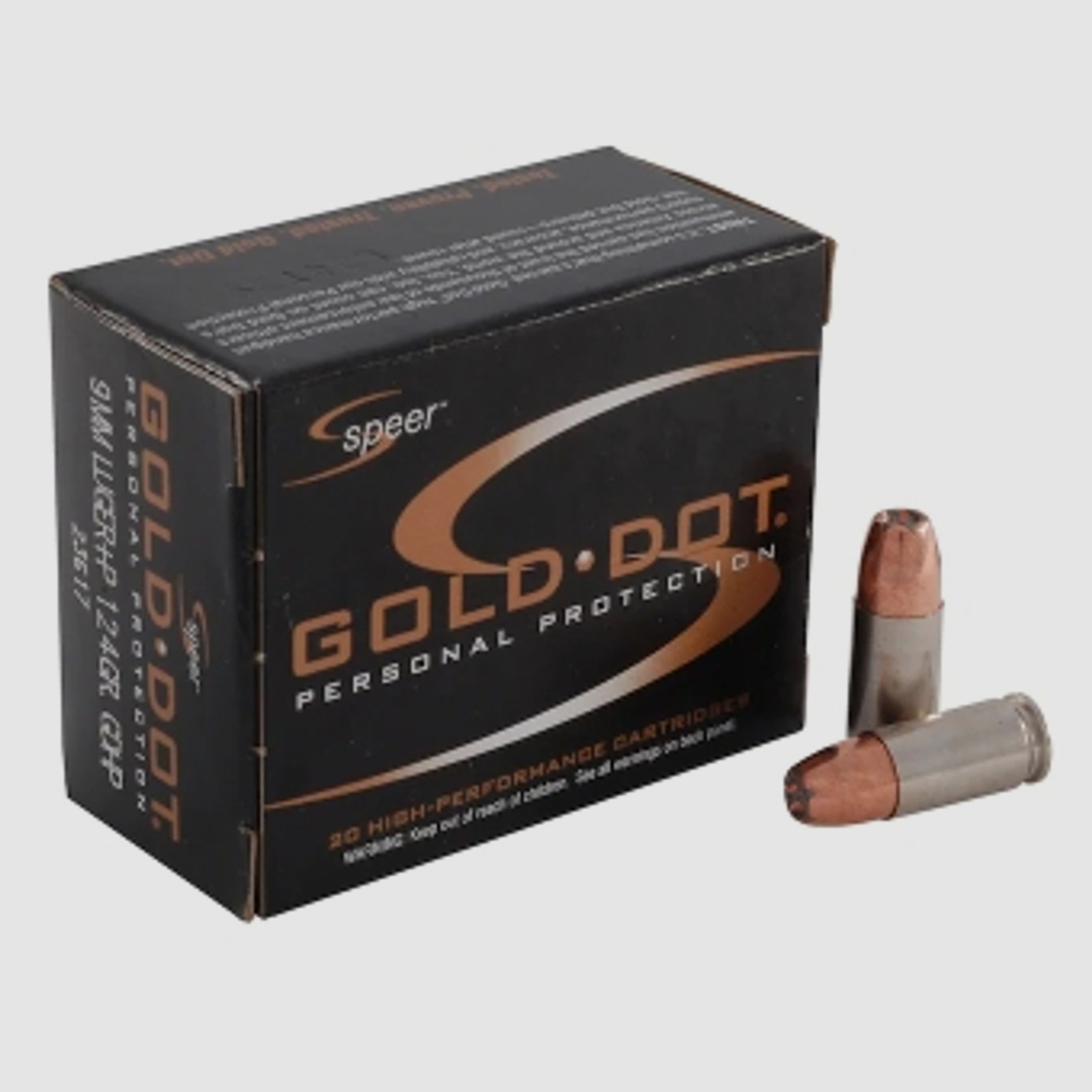 Speer Gold Dot Personal Protection 9mm Luger 124GR GDHP 20 Patronen