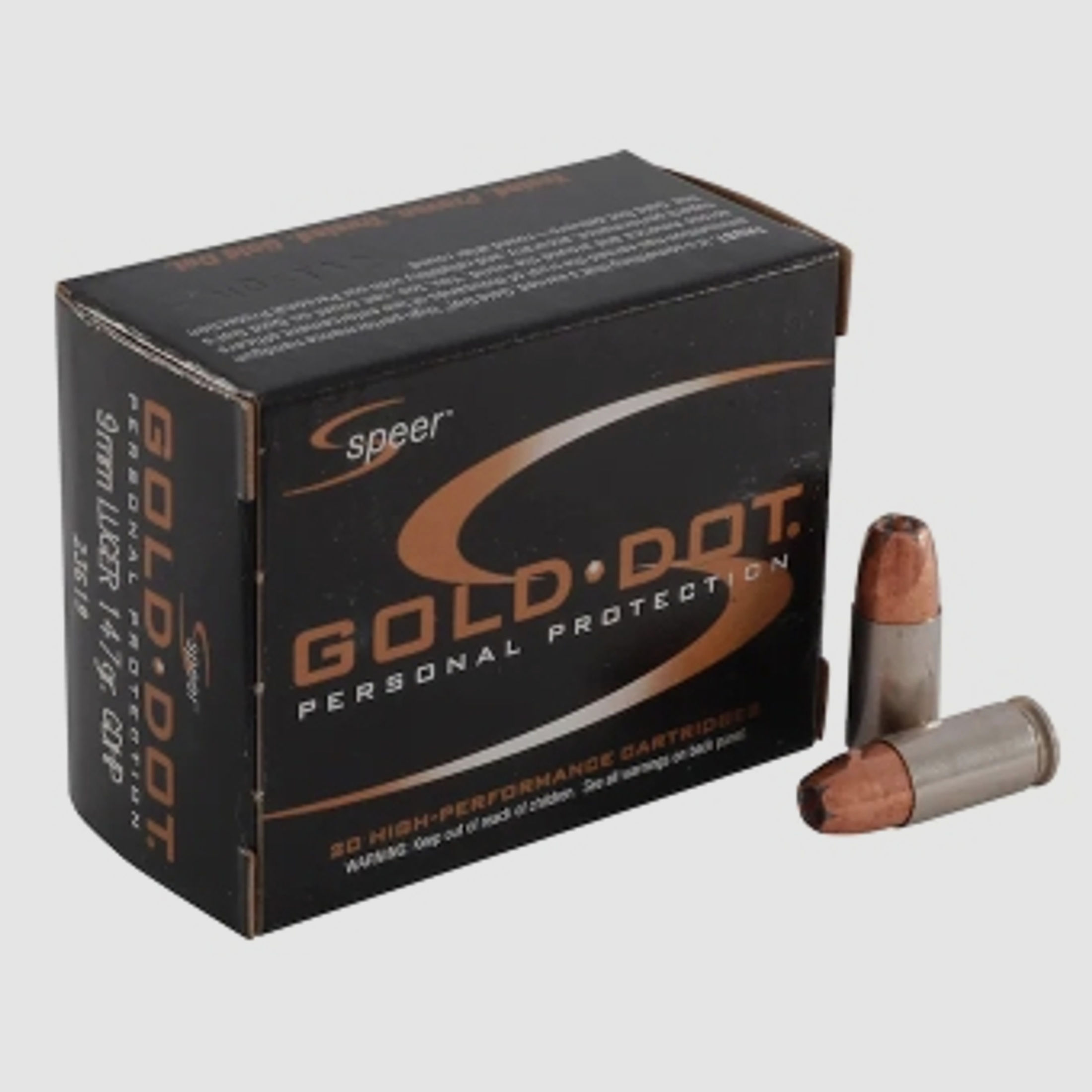 Speer Gold Dot Personal Protection 9mm Luger 147GR GDHP 20 Patronen