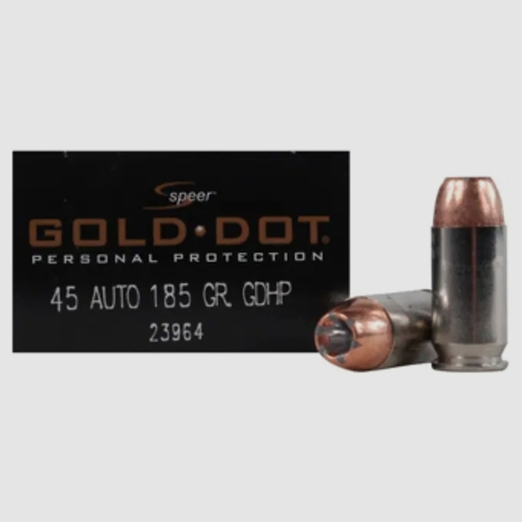 Speer Gold Dot Personal Protection .45 ACP 185GR GDHP 20 Patronen