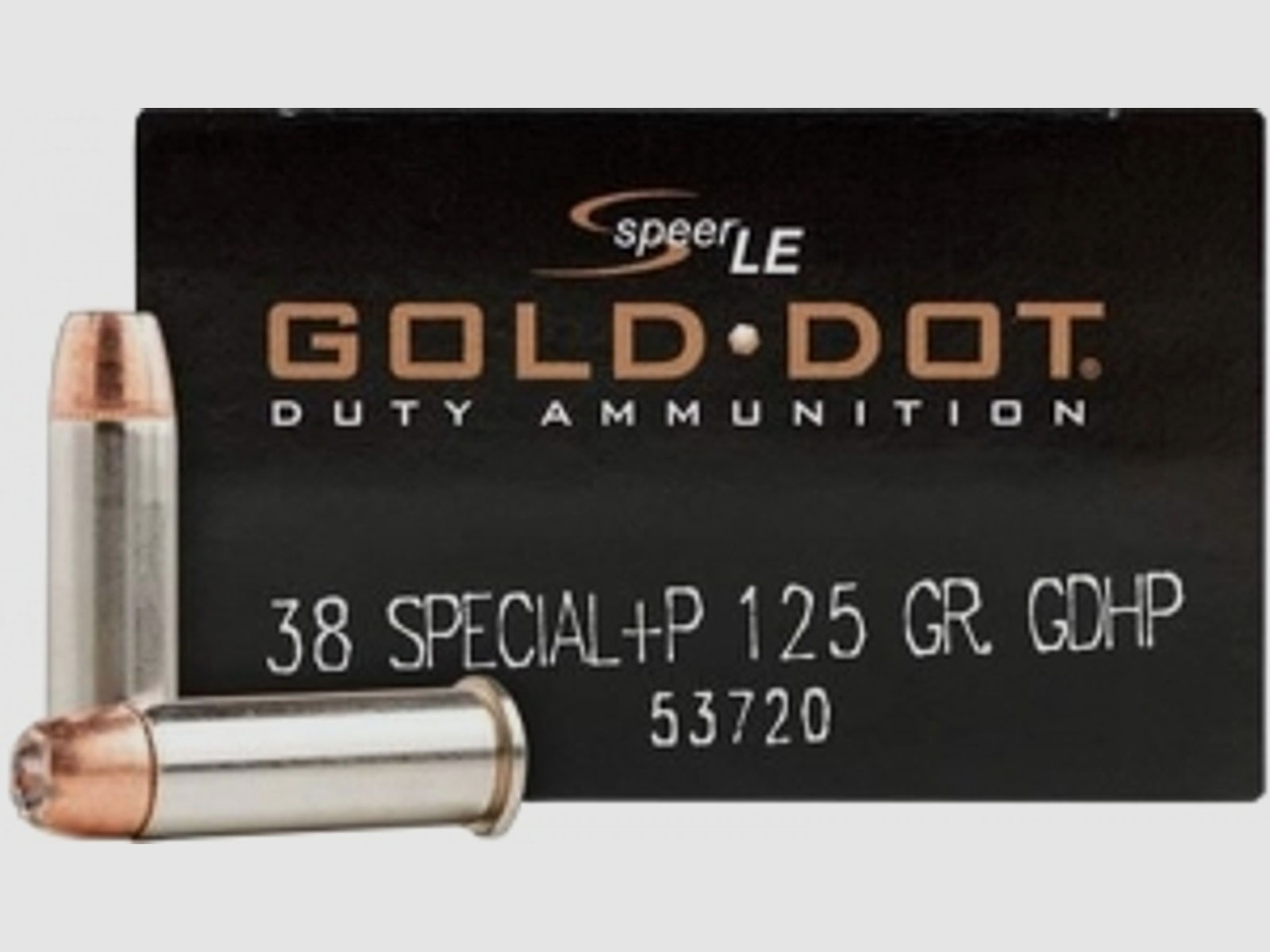Speer Gold Dot .38 Special +P 125GR GDHP 50 Patronen