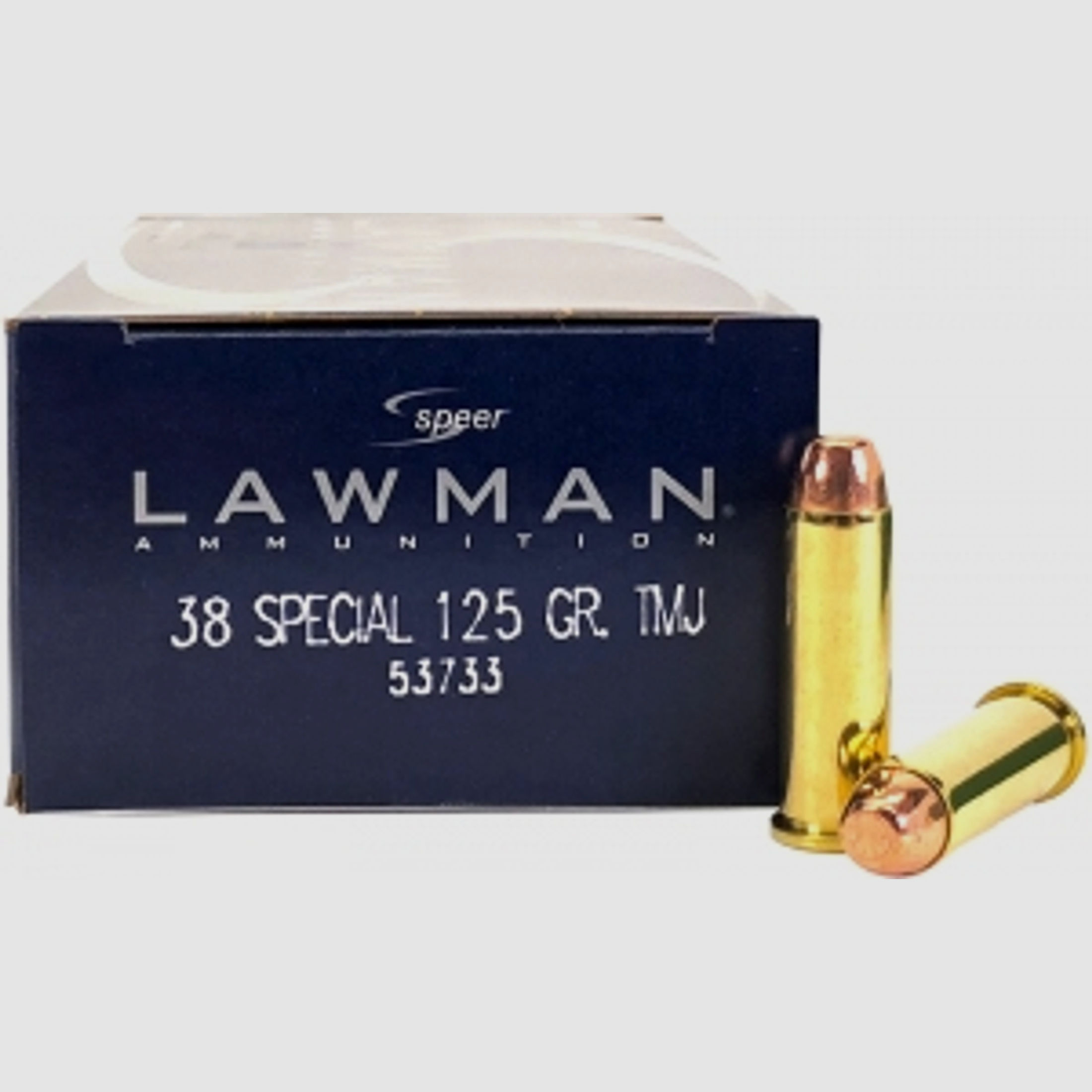 Speer Lawman .38 Special +P 125GR TMJ FN 50 Patronen