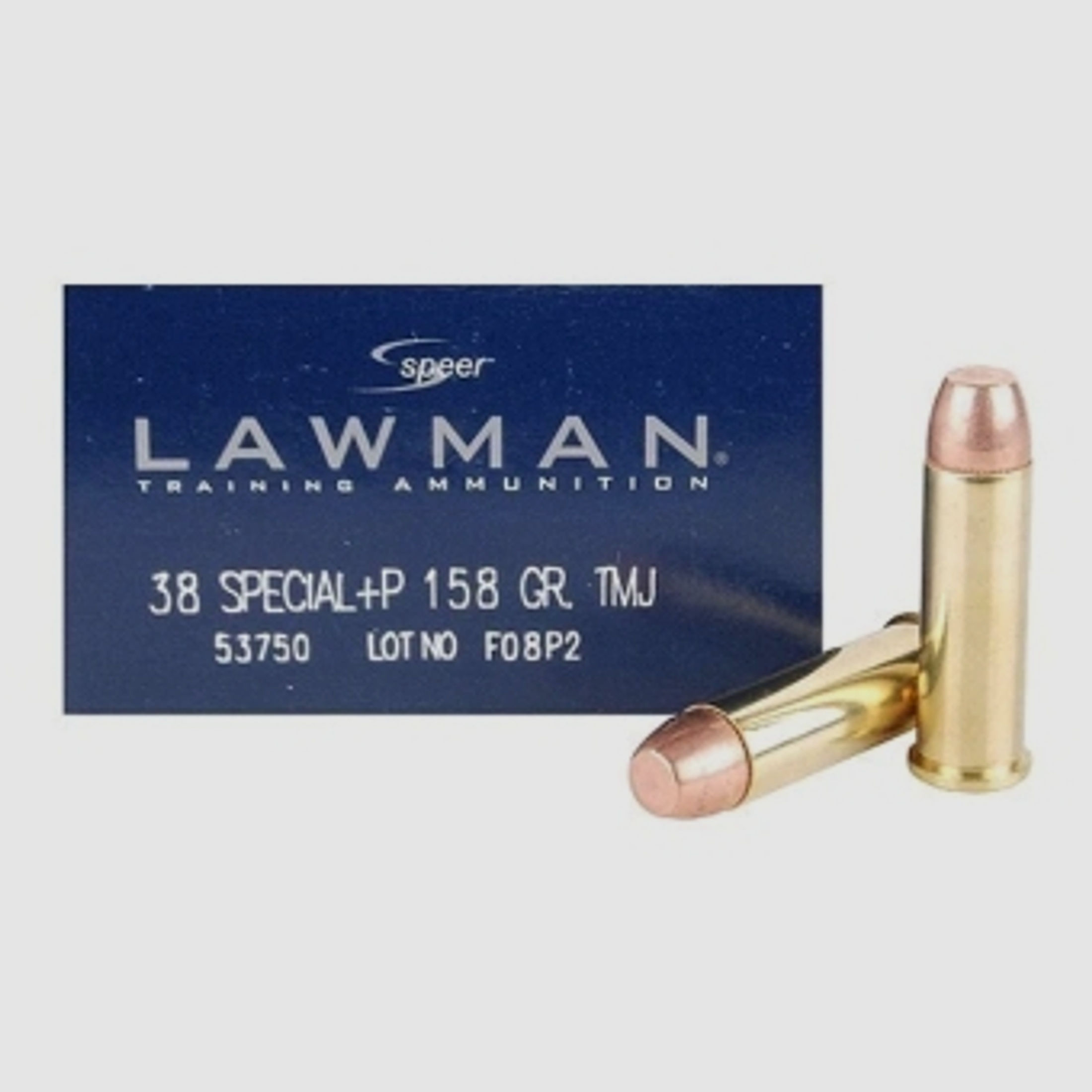 Speer Lawman .38 Special 158GR TMJ FN 50 Patronen