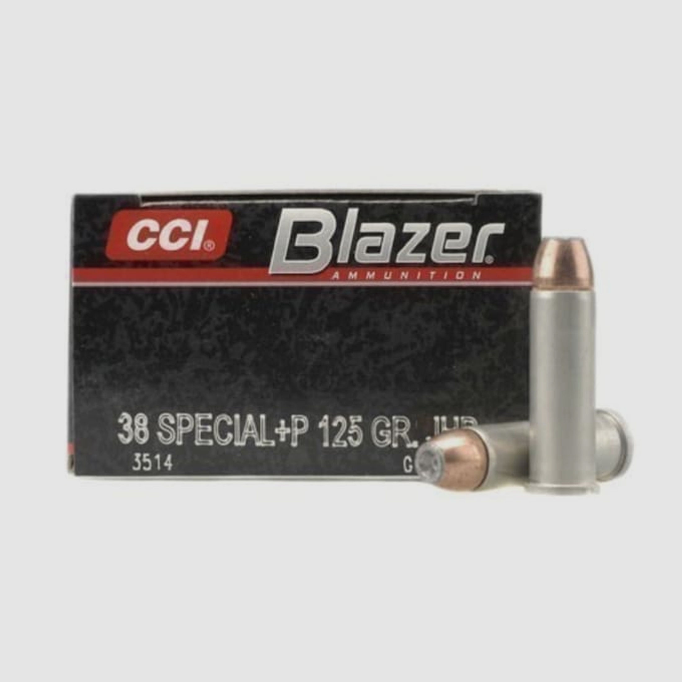 CCI Blazer Aluminium .38 Special 125GR JHP 50 Patronen