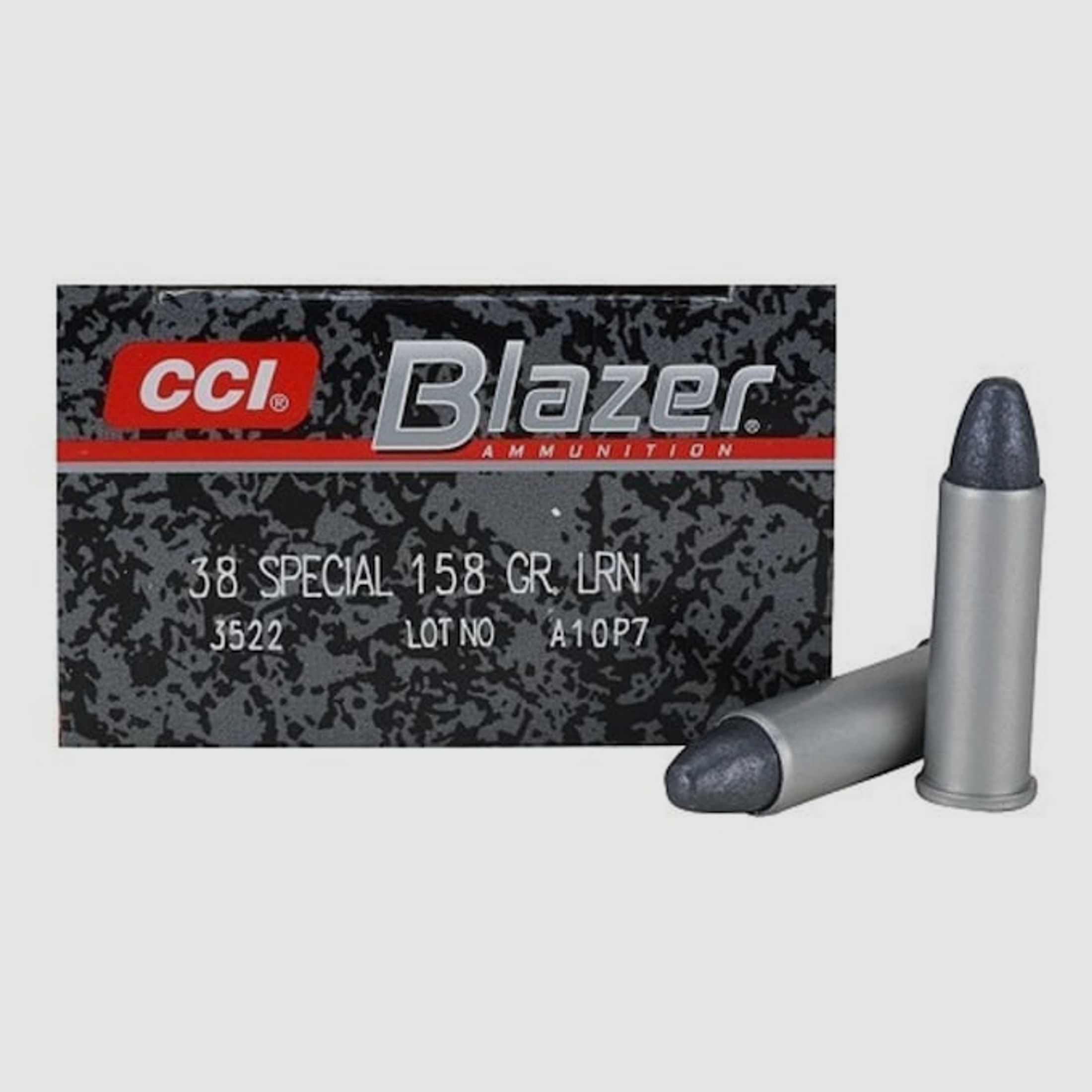 CCI Blazer Aluminium .38 Special 158GR LRN 50 Patronen