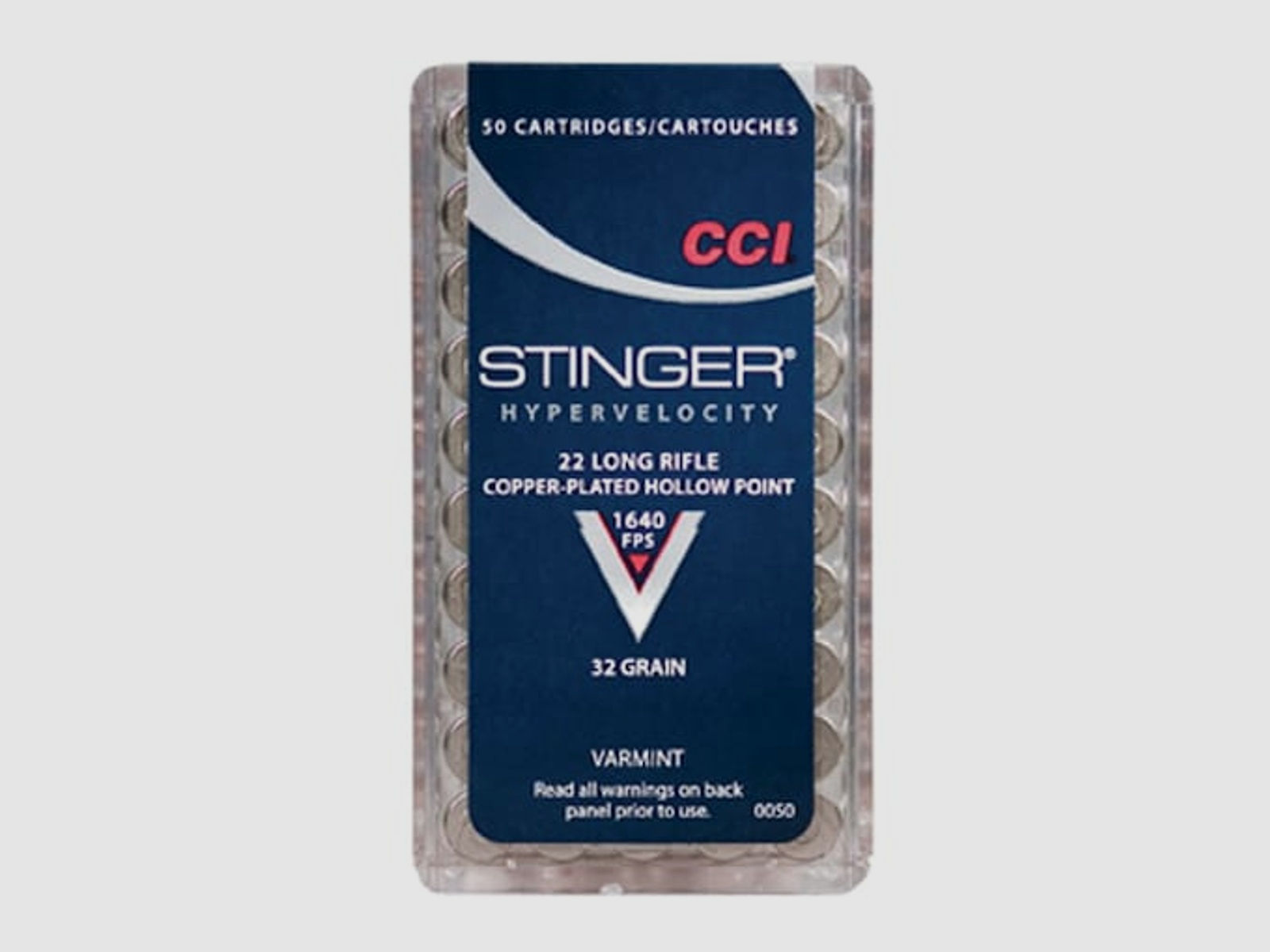 CCI Stinger .22 LR 32GR CPHP 50 Patronen
