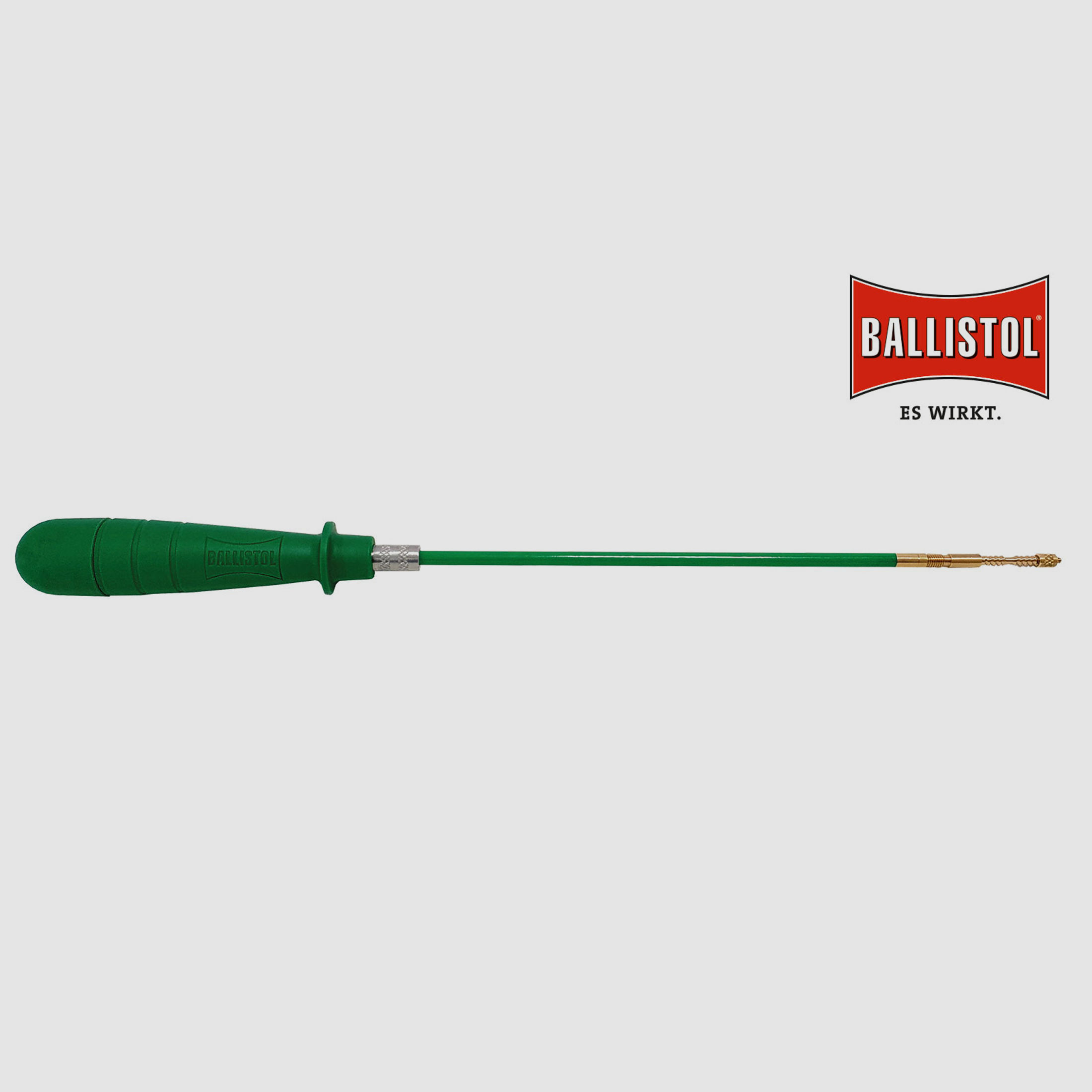 Ballistol Stahl-Putzstab kurz mit Zubehör, Ø 5 mm (1/8" Außengewinde)