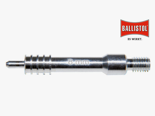Ballistol Patch-Adapter aus Aluminium, Ø 8,0 mm (M5 Außengewinde)