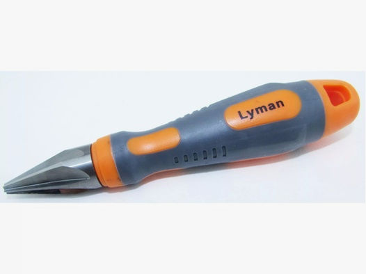 Lyman VLD Case Prep Tool / Hülsenmundentgrater aus Hartmetall mit Handgriff