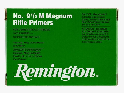 Remington Zündhütchen 9 1/2 Large Rifle Magnum 1000 Stück