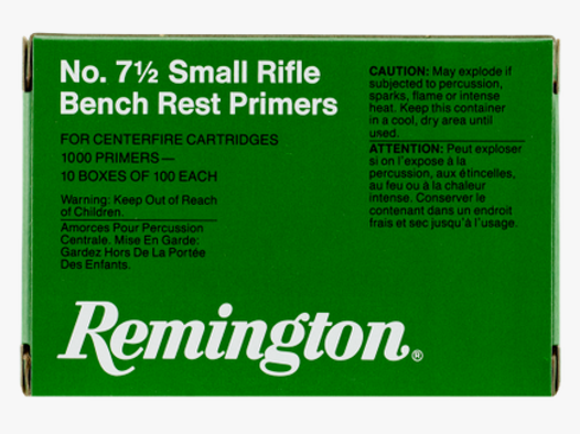 Remington Zündhütchen 7 1/2 BR Small Rifle 1000 Stück