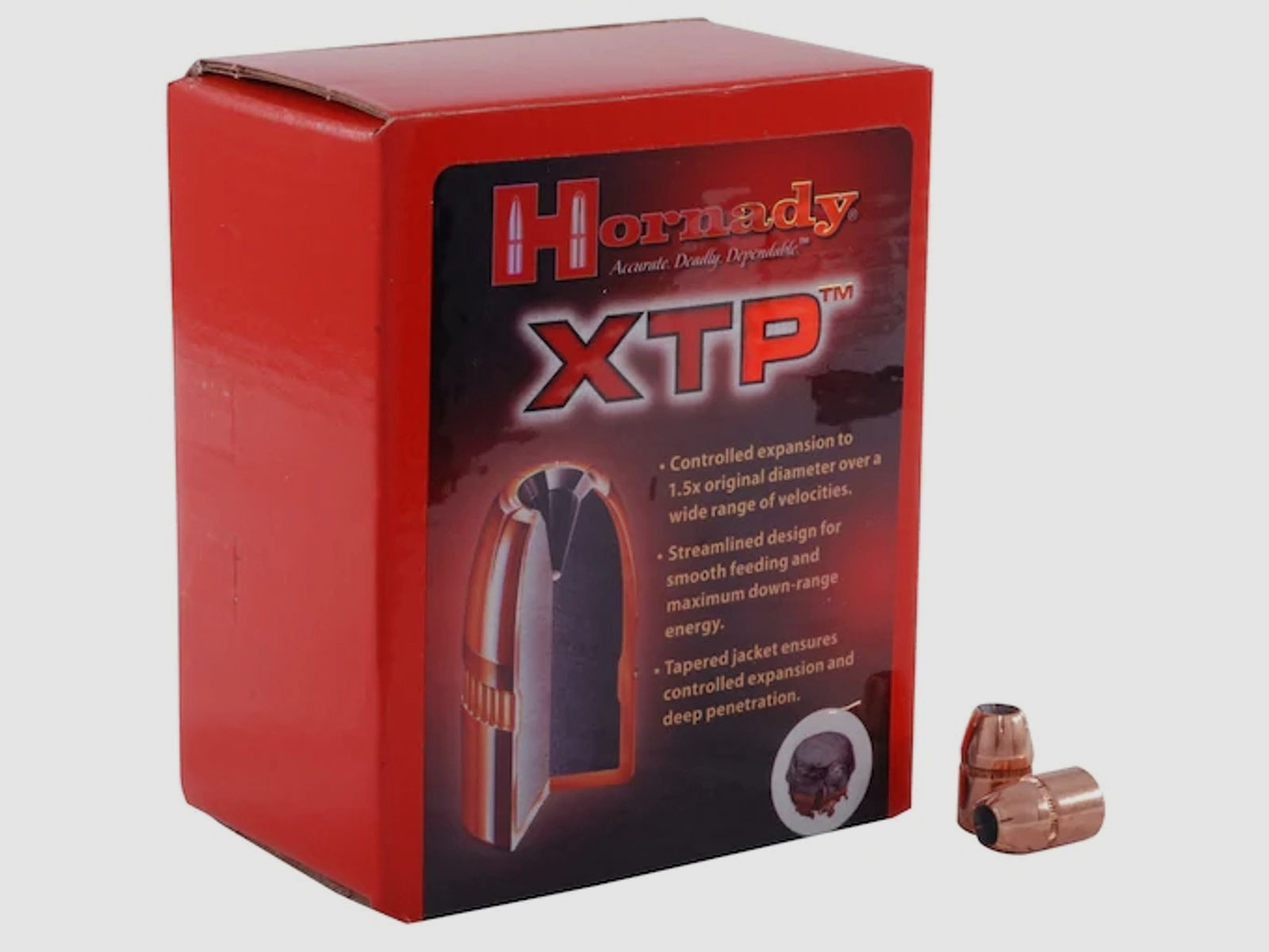 Hornady Geschoss .41/.410 HP/XTP mit Crimprille 210GR 100 Stück