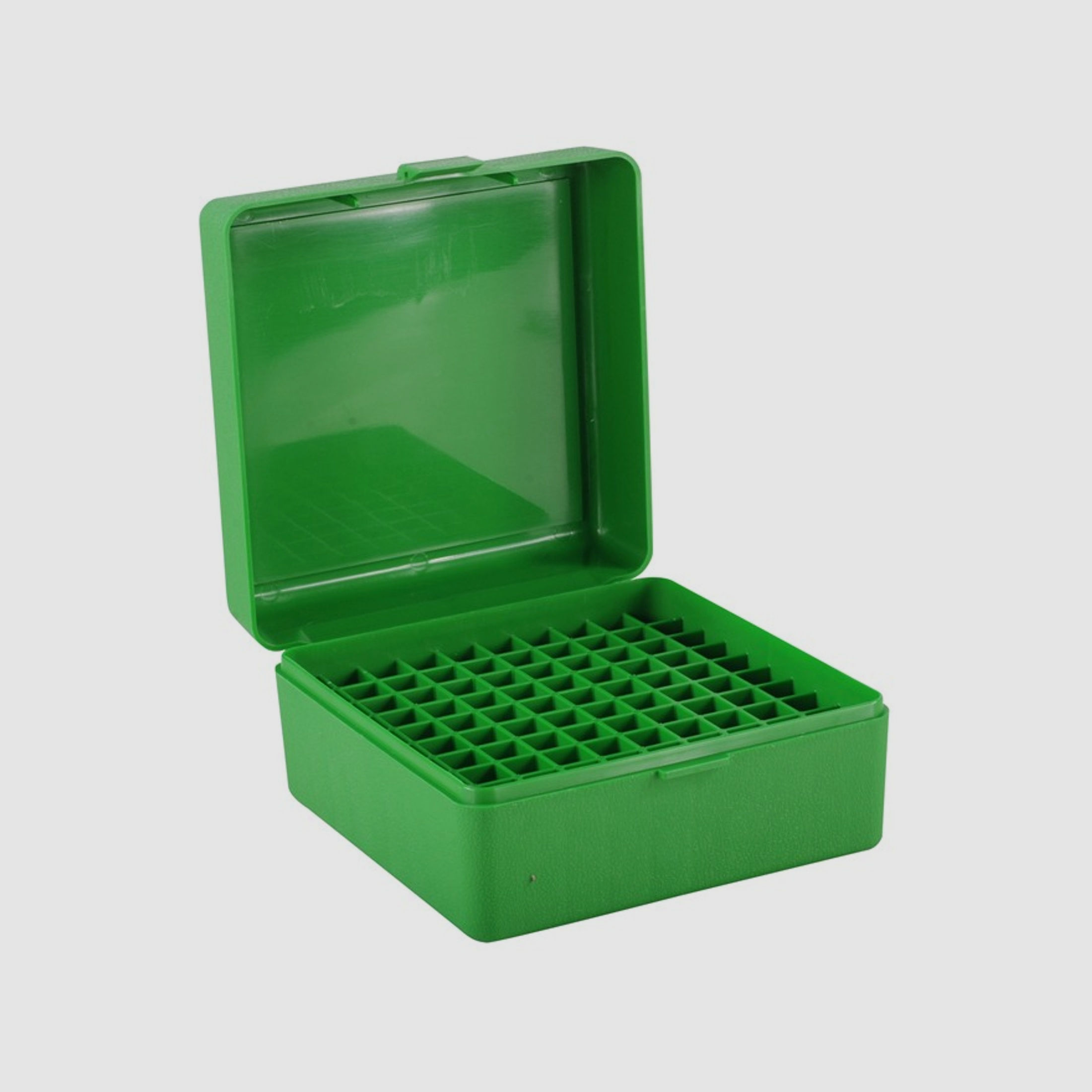 MTM Patronenbox RM-100-10 grün mit Klappdeckel f. 100 Patronen .308 u.w.