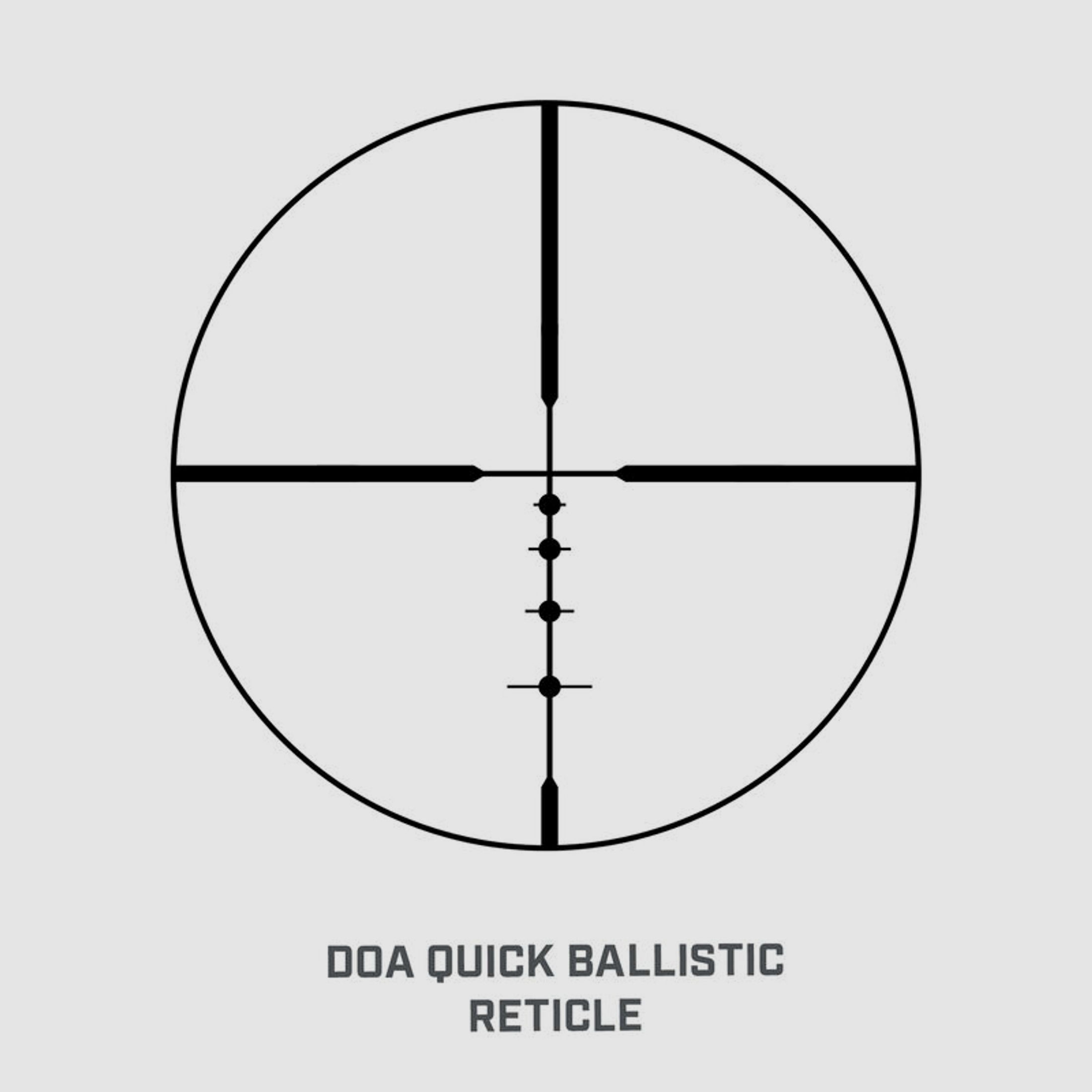 Bushnell Zielfernrohr Legend 3-9x40mm DOA Quick Ballistic Absehen