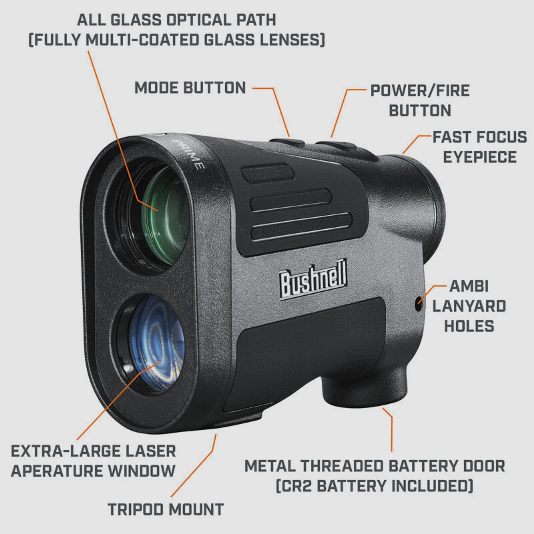 Bushnell Laser Rangefinder 6x24mm Prime 1800 mit Aktivdisplay