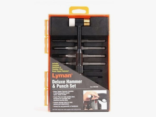 Lyman Hammer & Punch Set Deluxe, 9-tlg.