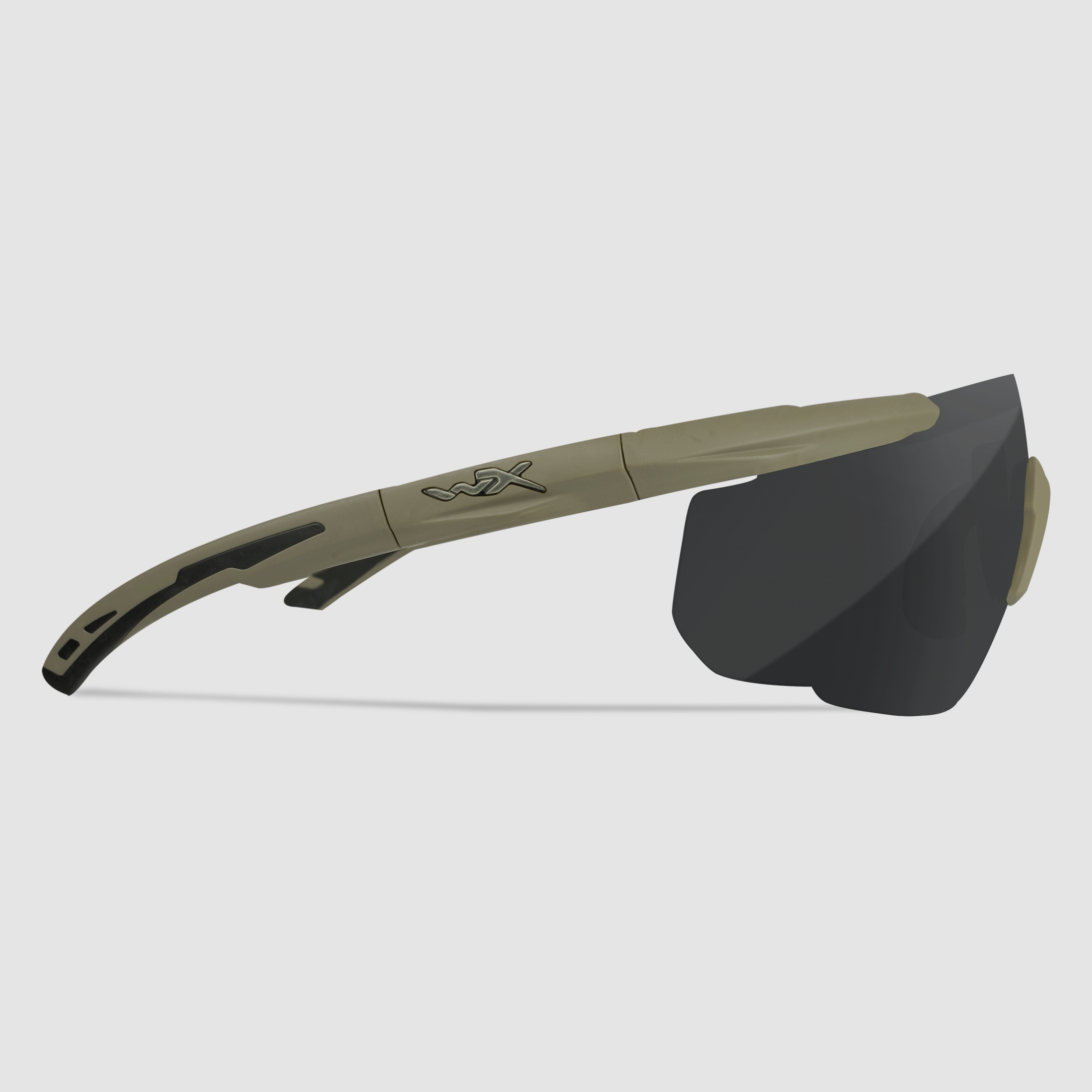 WX SABER Advanced Brille mit 3 Wechselgläsern, Gestellfarbe Matt Tarnfarbe