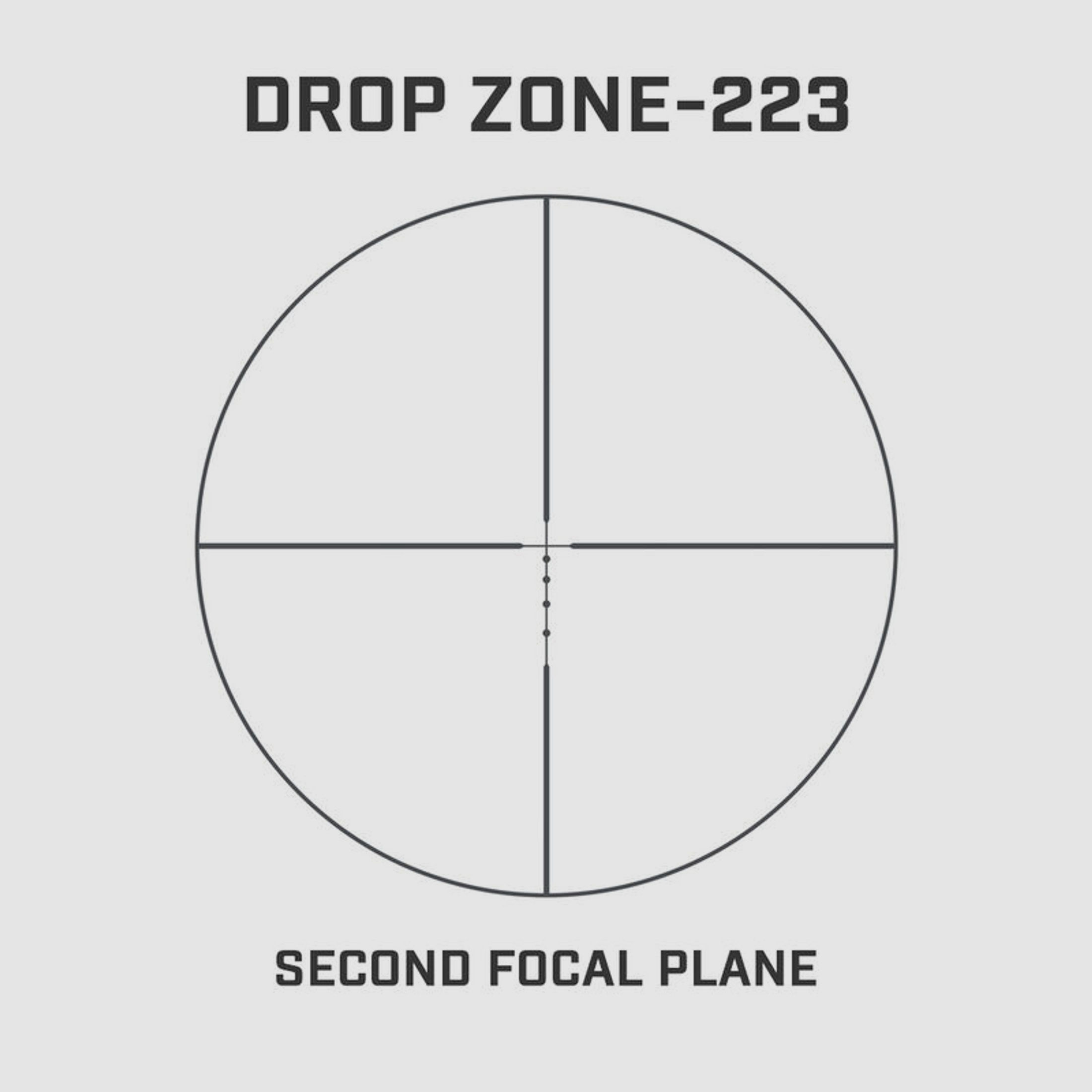 Bushnell Zielfernrohr AR 1-4x24 Drop-Zone 223 BDC #AR71424
